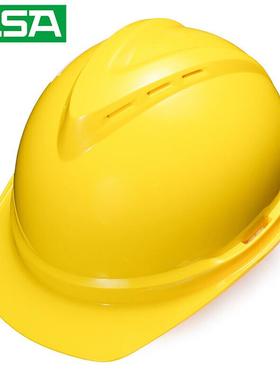 V-Gard500豪华型白色ABS安全帽带透气孔帽壳超爱戴