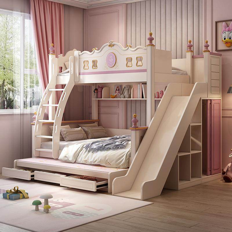 儿童床上下床女孩公主床两层双层子母高低床铺小户型多功能组合床,纺织面料/辅料/配套,纺织机械配件,淘宝优惠券,粉丝福利购,淘宝优惠卷
