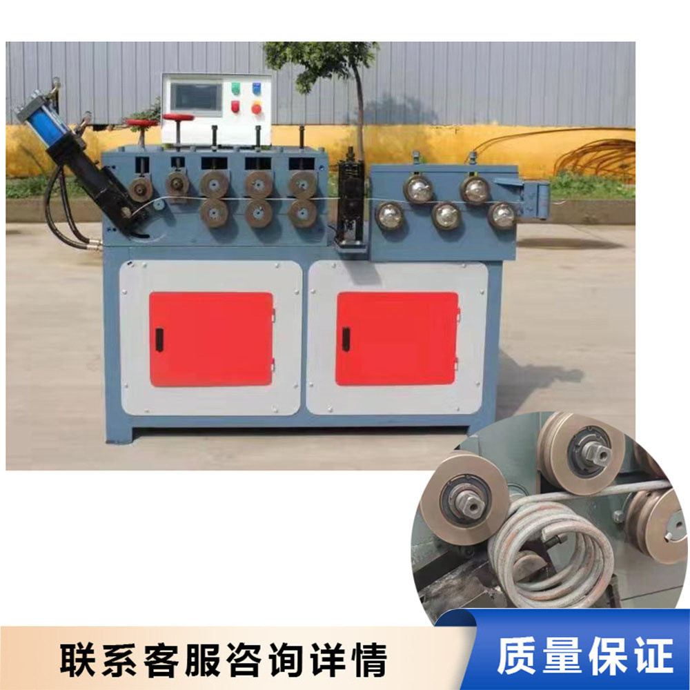 方向盘工艺品灯罩打圈机钢带扁铁压槽卷圆机钢带自动打圈成型机