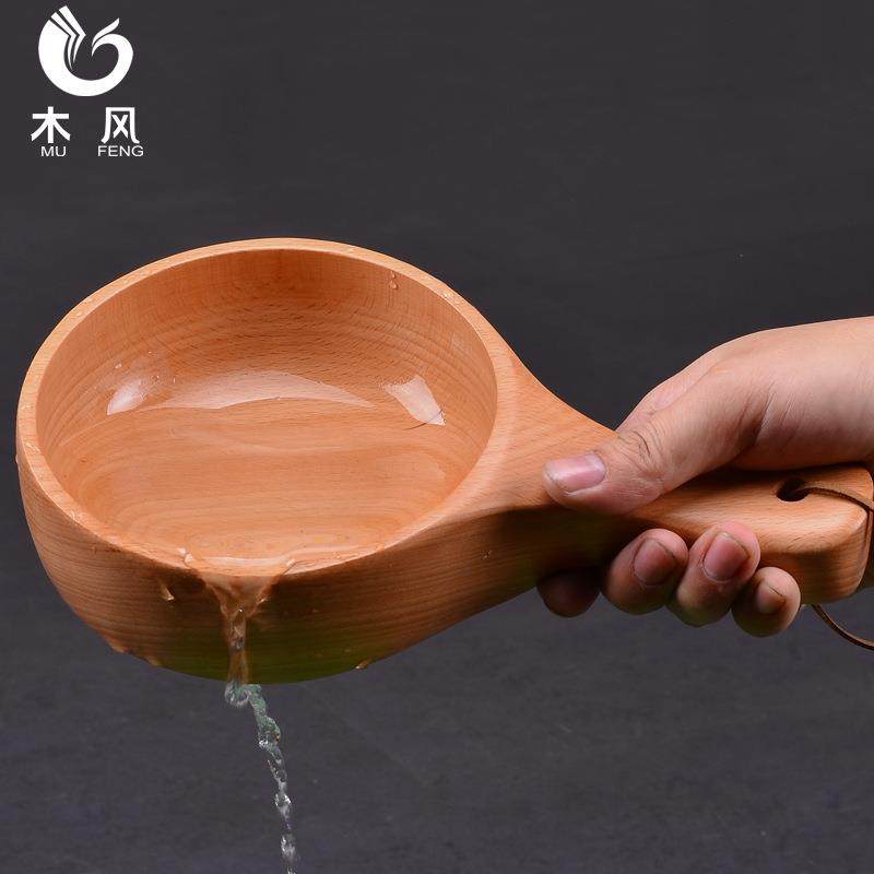 木风泡澡沐浴实木水瓢桑拿浴室水勺木质木勺洗澡舀水木瓢榉木瓢,电子元器件市场,其它元器件,淘宝优惠券,粉丝福利购,淘宝优惠卷
