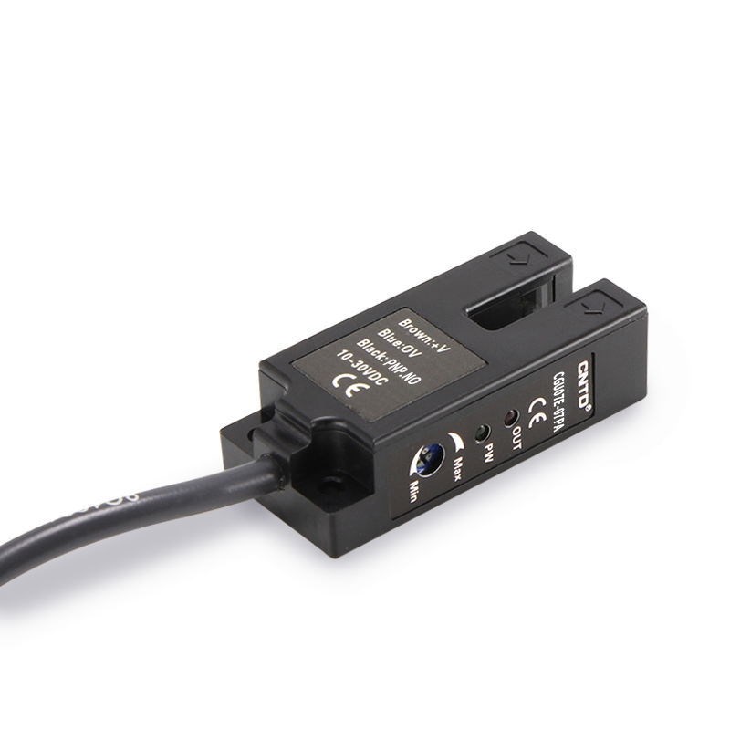 昌得CNTD电感式U型光电开关CGU07-07PA传感器m07直流三线常开24V