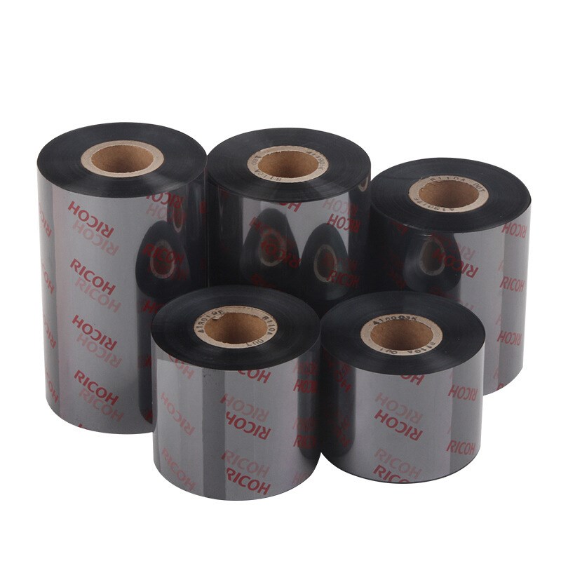 RICOH理光B120HS全树脂碳带覆膜5060708090100110mm*300m耐刮色带