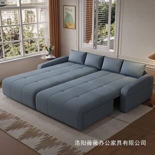 新款电动沙发床多功能客厅小户型卧室可折叠电动伸缩沙发无线