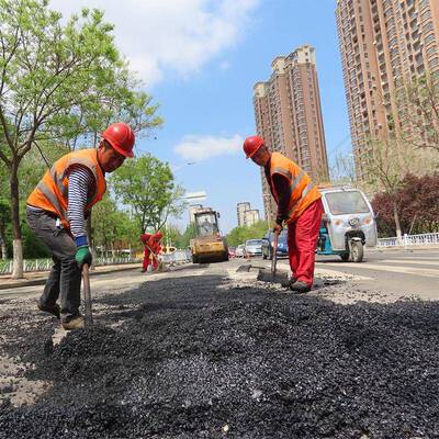 改性沥青冷补料现货新型沥青路面修补材料lb10袋装冷沥青料