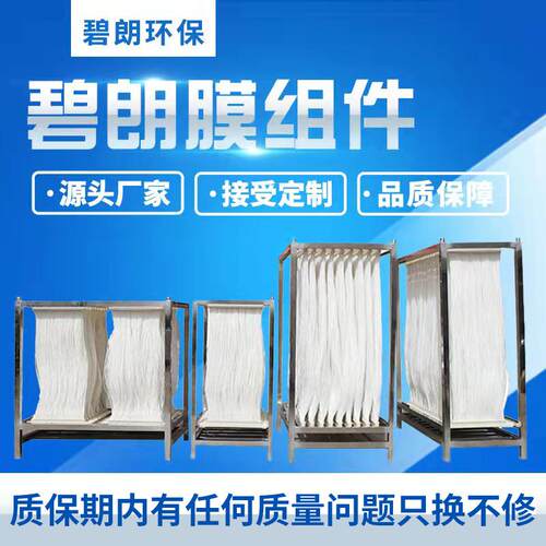 碧朗mbr膜PVDF复合膜浸入式中空纤维帘式膜MBR膜组件