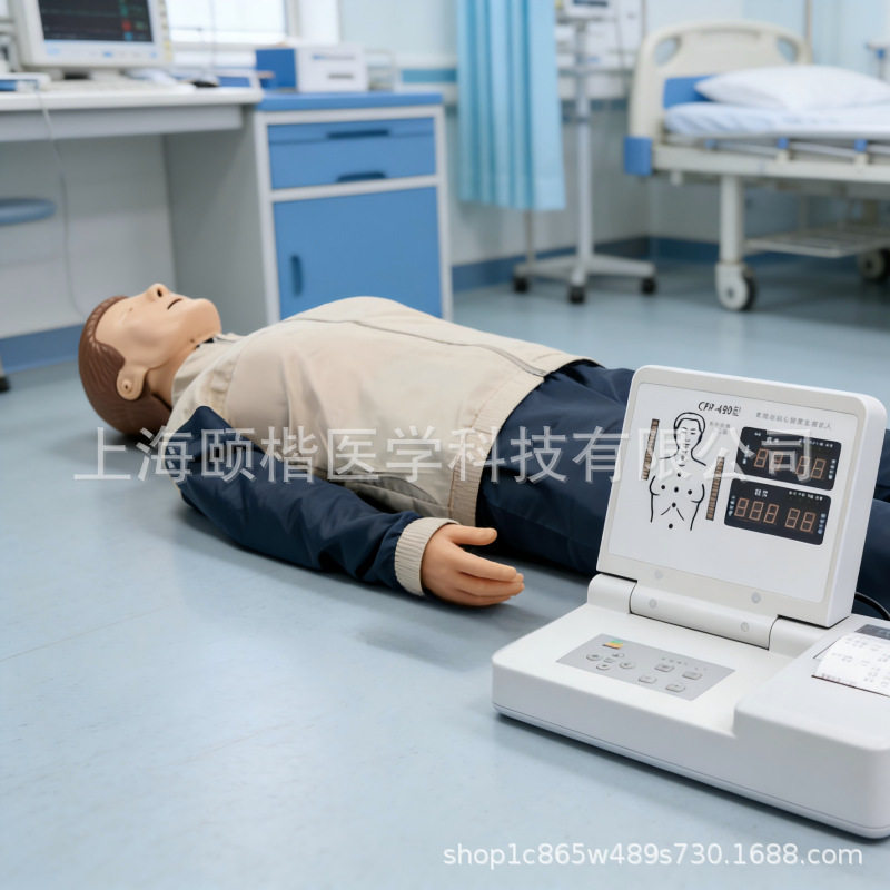 高级无线电脑心肺复苏模拟人急救教学模拟假人人工呼吸教学模型