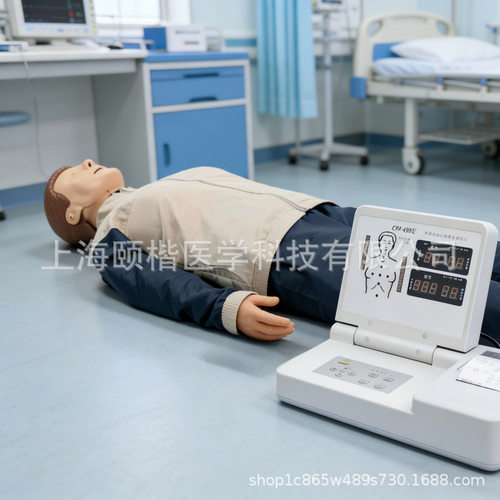 高级无线电脑心肺复苏模拟人急救教学模拟假人人工呼吸教学模型