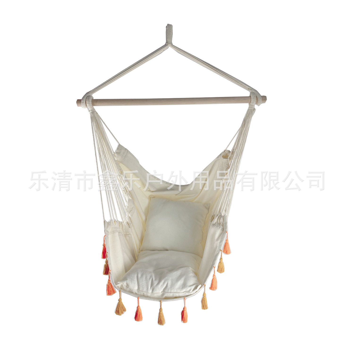 出口分销新式球型流苏懒人扶手秋千吊椅摇摆椅彩色流苏穗