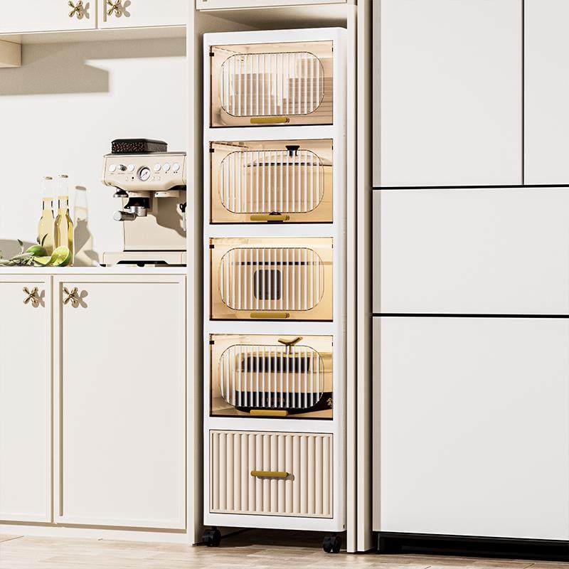 加厚透明夹缝翻盖收纳柜抽屉式厨房缝隙置物架卫生间多层储物柜子,节庆用品/礼品,新娘配件,淘宝优惠券,粉丝福利购,淘宝优惠卷