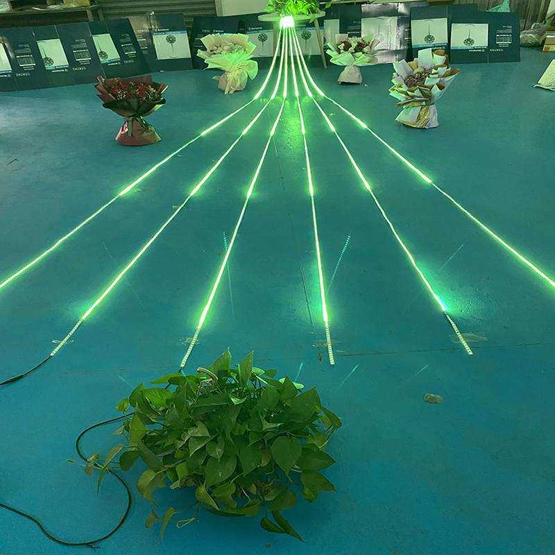 流星灯管led车用流水灯带条12v流星雨跑马效果广告装饰循环跑动灯