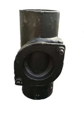 柔性机制铸铁管配件W型立管检查口DN75 DN150 DN200  DN100立检口