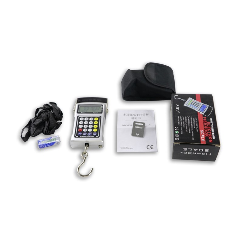 便捷计价多功能秤手提秤 旅行秤 计算器购物秤 带卷尺挂钩电子吊