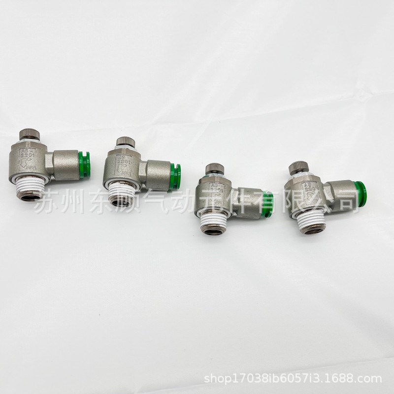 SMC金属调速阀AS3201-03-F10S AS4201-04-F10S AS4201-04-F12S