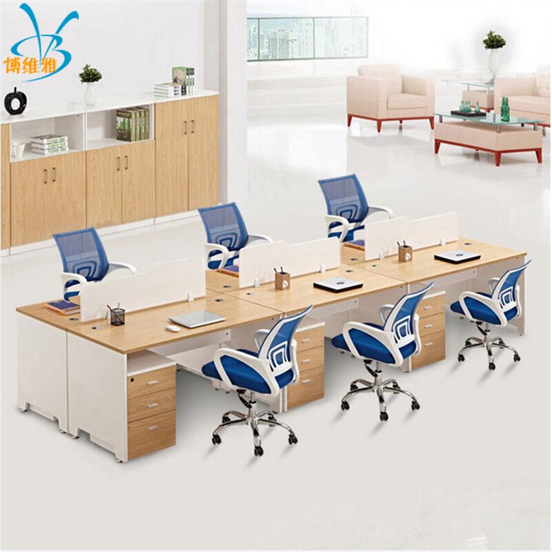 办公家具办公桌 职员办公桌椅 屏风桌 员工位 卡座四人办公桌