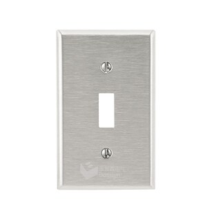 广州供应一位明装单控开关套装 美式墙壁拨动开关不锈钢面板