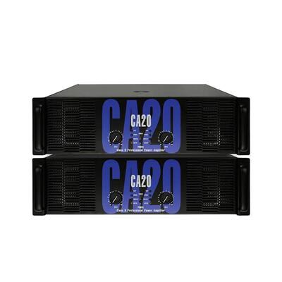 两通道功放KTV舞台会议CA20立体声强驱动大功率双声道