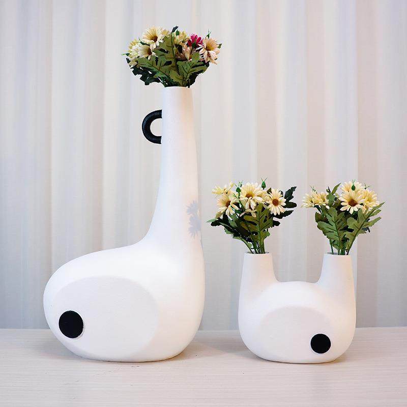 北欧风轻奢高级感插花花瓶摆件客厅卧室现代简约创意新款家居装饰,纺织面料/辅料/配套,纺织机械配件,淘宝优惠券,粉丝福利购,淘宝优惠卷