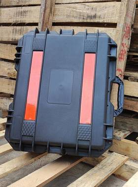 大型黑色手提塑料箱PP摄影器材收纳箱户外防水防摔抗压包装箱带盖