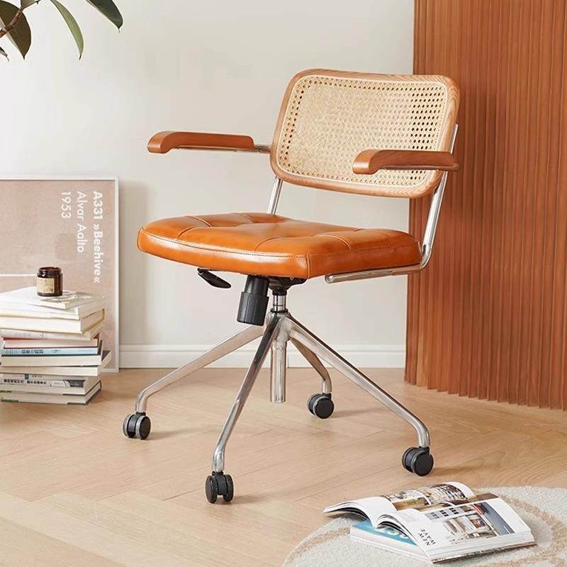 北欧复古休闲椅藤编电脑椅日式书房家用舒适靠背可旋转升降办公椅,节庆用品/礼品,新娘配件,淘宝优惠券,粉丝福利购,淘宝优惠卷