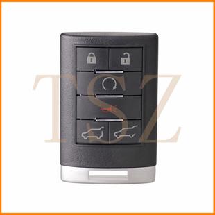 适用于凯迪拉克6键汽车钥匙不带小钥匙OUC6000066315频率