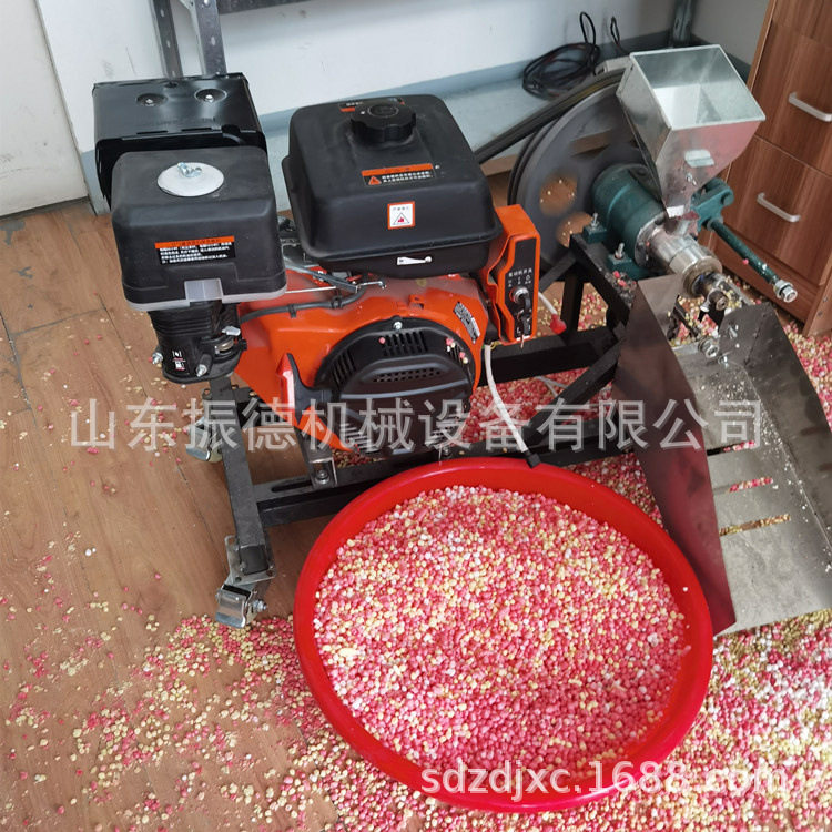 大庆康乐果机新小型十用多功能膨化机配汽油机五谷杂粮爆米花机