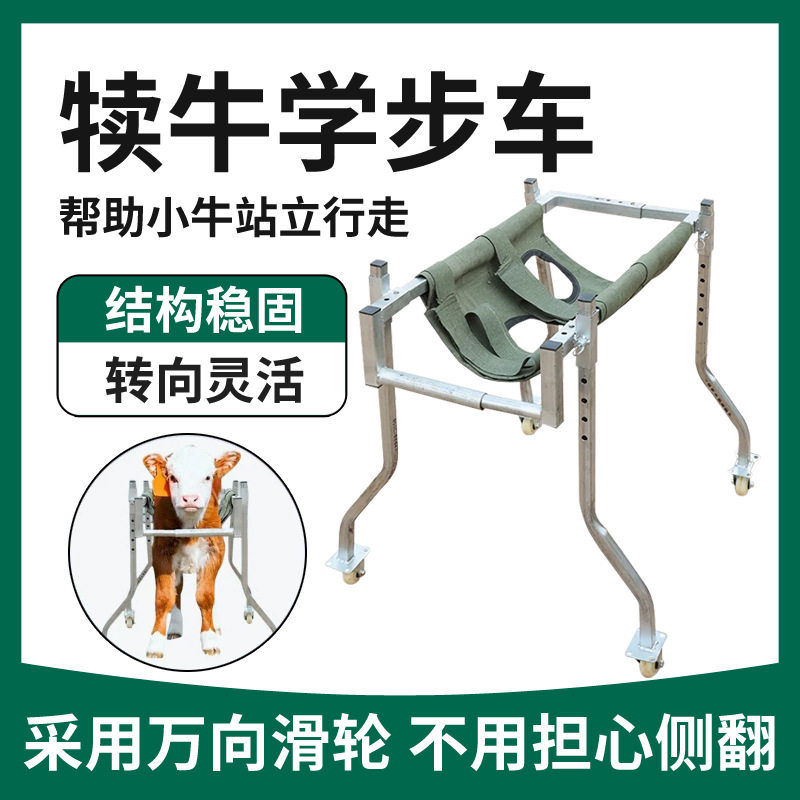 犊牛学步车结实加固加厚支架辅助站立瘫痪牛犊养殖康复养殖可用