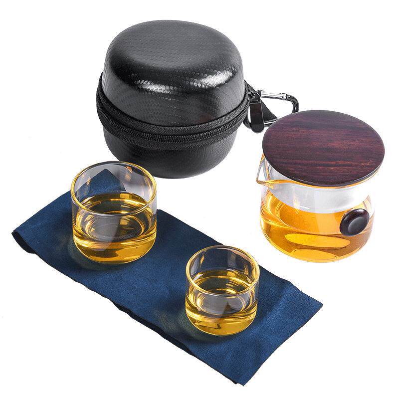 旅行茶具套装便携式包一壶两二四杯快客杯陶瓷功夫户外随身泡茶壶