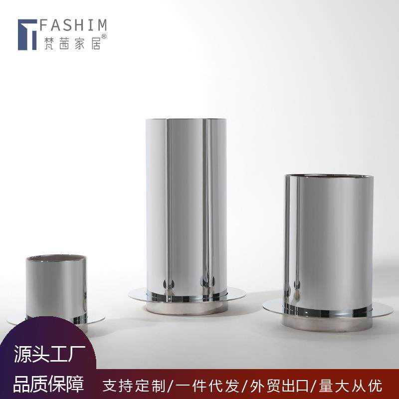 现代轻奢软装样板房客厅餐桌插干花金属花瓶家居饰品花器桌面摆件,纺织面料/辅料/配套,纺织机械配件,淘宝优惠券,粉丝福利购,淘宝优惠卷