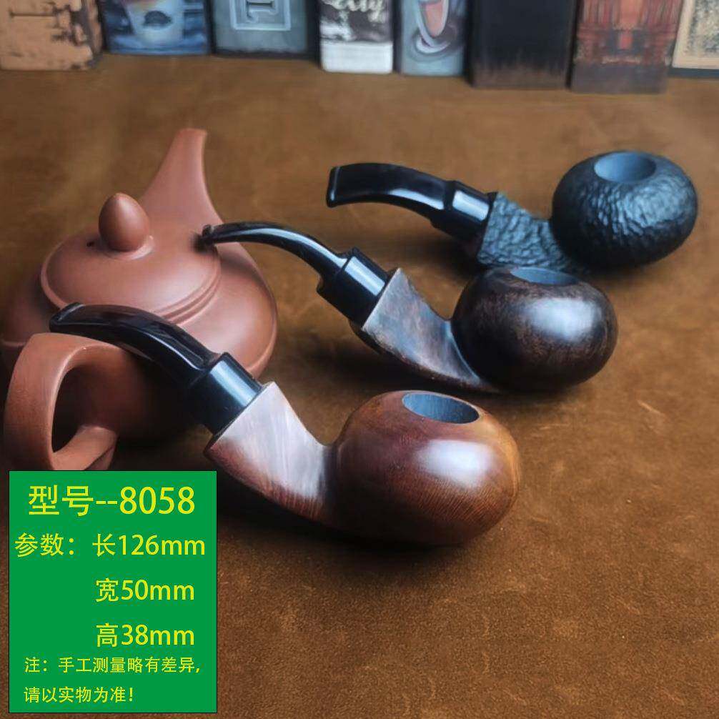 现货石楠木料手工斗九毫米过滤芯烟斗烟具工厂直销