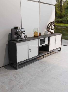 ft办公室茶水间柜移门矮柜办公储物柜资料柜木质书柜隔断柜边柜画