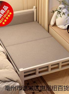 IL折叠床家用单人简易午休成人午睡加固双人小床宿舍出租房硬板铁