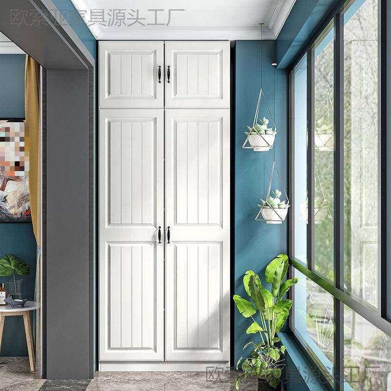 欧式实木阳台柜防潮防晒飘窗柜靠墙大容量衣柜做家用收纳储物柜,纺织面料/辅料/配套,纺织机械配件,淘宝优惠券,粉丝福利购,淘宝优惠卷