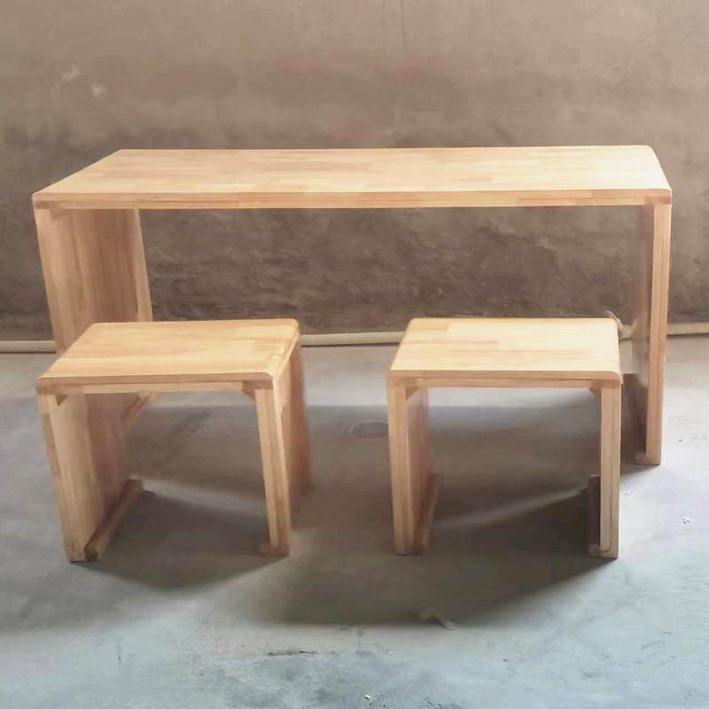 橡胶木长桌凳子实木国学桌子书法桌书画课桌椅培训班教学桌椅,纺织面料/辅料/配套,纺织机械配件,淘宝优惠券,粉丝福利购,淘宝优惠卷