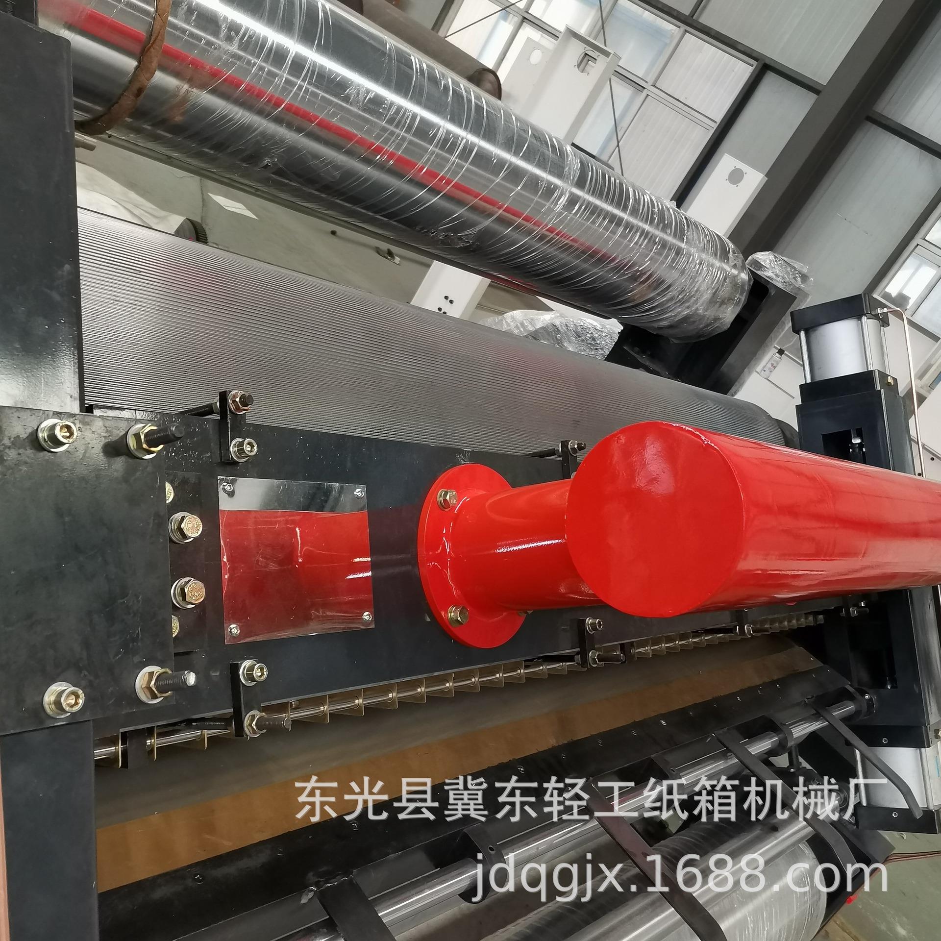 280蒸汽加热瓦楞单面机1800mm纸箱包装机械E瓦双层纸皮设备