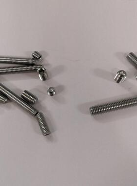 SUS034不锈钢GB80D系IN916六角凹端紧定止付机米螺丝M1.6751M2内