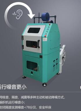 立自动高速不锈钢丝BFBZ114L网管编机厂家式伸织缩波纹管编织化机