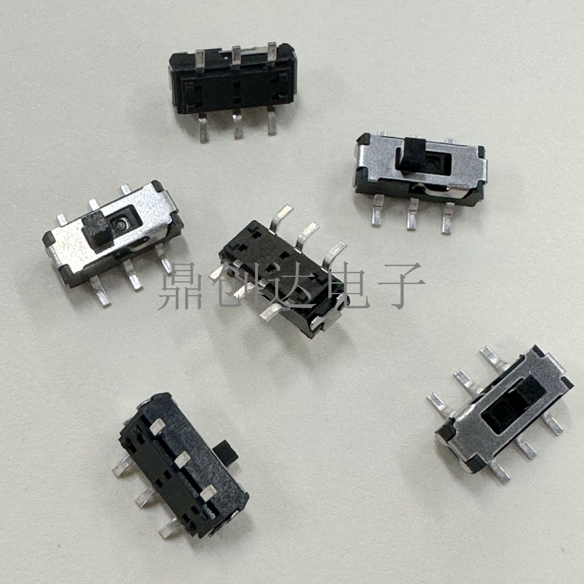 耐高温立式六脚拨动开关微?
