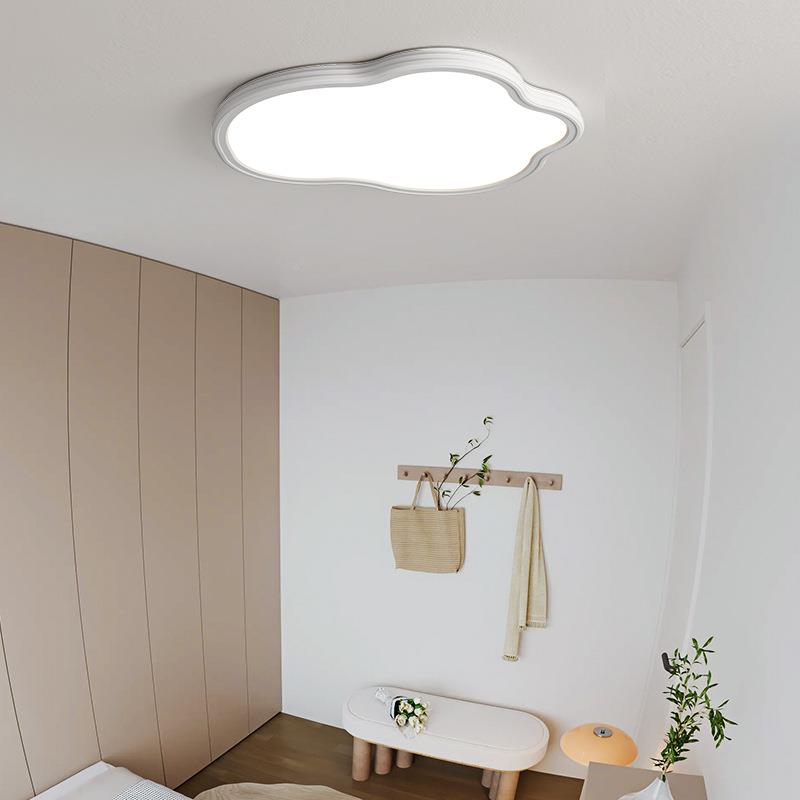 云灯朵全光l谱房简约护39304眼ed书吸顶灯具现代超薄卧室儿童房房