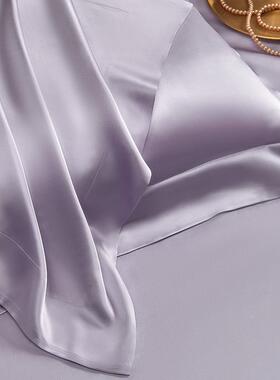 桑蚕丝米姆2512Y加绸厚枕头套纯重磅色真丝枕丝136套双面