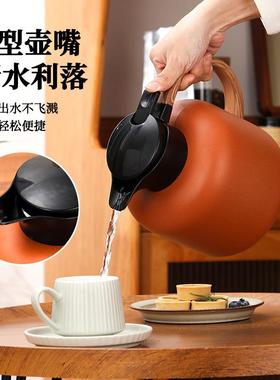 30式4不钢保温壶大量按压家用锈热水QNE壶国潮复容古酒店真空暖水