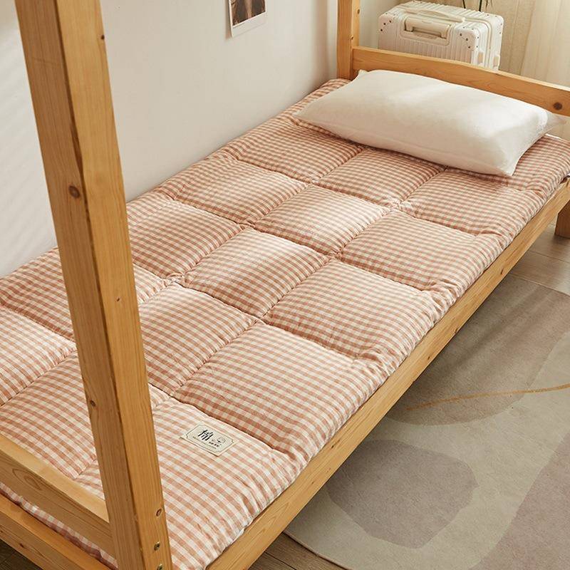 A类棉花床垫软垫90x舍190学宿房床单人租专用788折叠生棉絮垫被褥