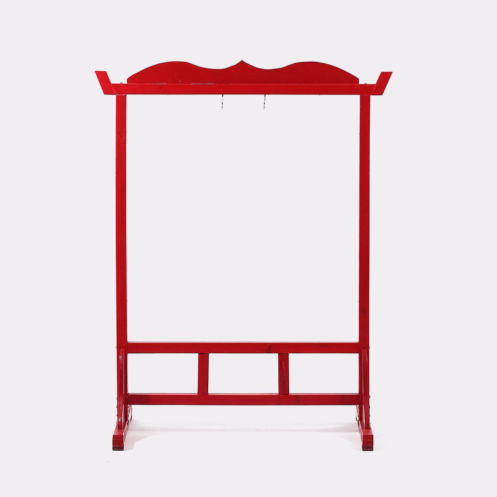 开木质锣架60公分80厘米铜锣架子VBW锣加版适挂40/50固/70cm道庆