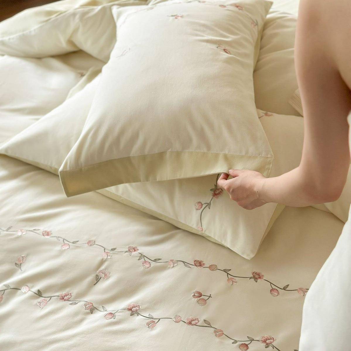 高长端10S绒棉贡缎磨0毛四件APA套全棉秋冬加厚纯套棉床单被床上