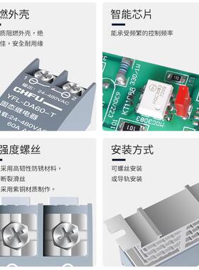 固态继电器204v直流控交流220V单相STHJSR-5D48402A5DA260A8A一体