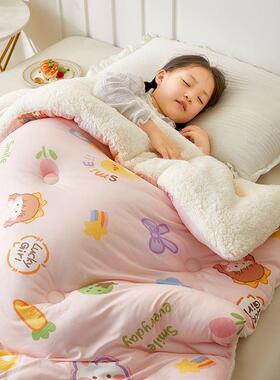 童被儿子婴秋儿棉被秋加厚宝宝幼儿园午REQ睡小被冬子春盖毯冬季