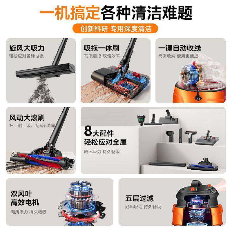 小狗吸器18078家用尘除螨大吸力小美型车用功率装修缝工业大吸尘,生活电器,暖风机/取暖器,淘宝优惠券,粉丝福利购,淘宝优惠卷