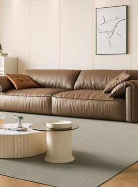 沙发GIN意极简baxer大象耳朵式沙发直排三人客厅户型沙发t组小合