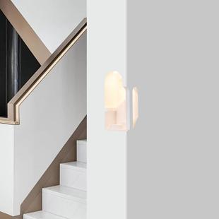 石壁灯嵌入式楼梯转角墙灯QIF卧室走廊角灯感应壁龛内角嵌灯拐膏