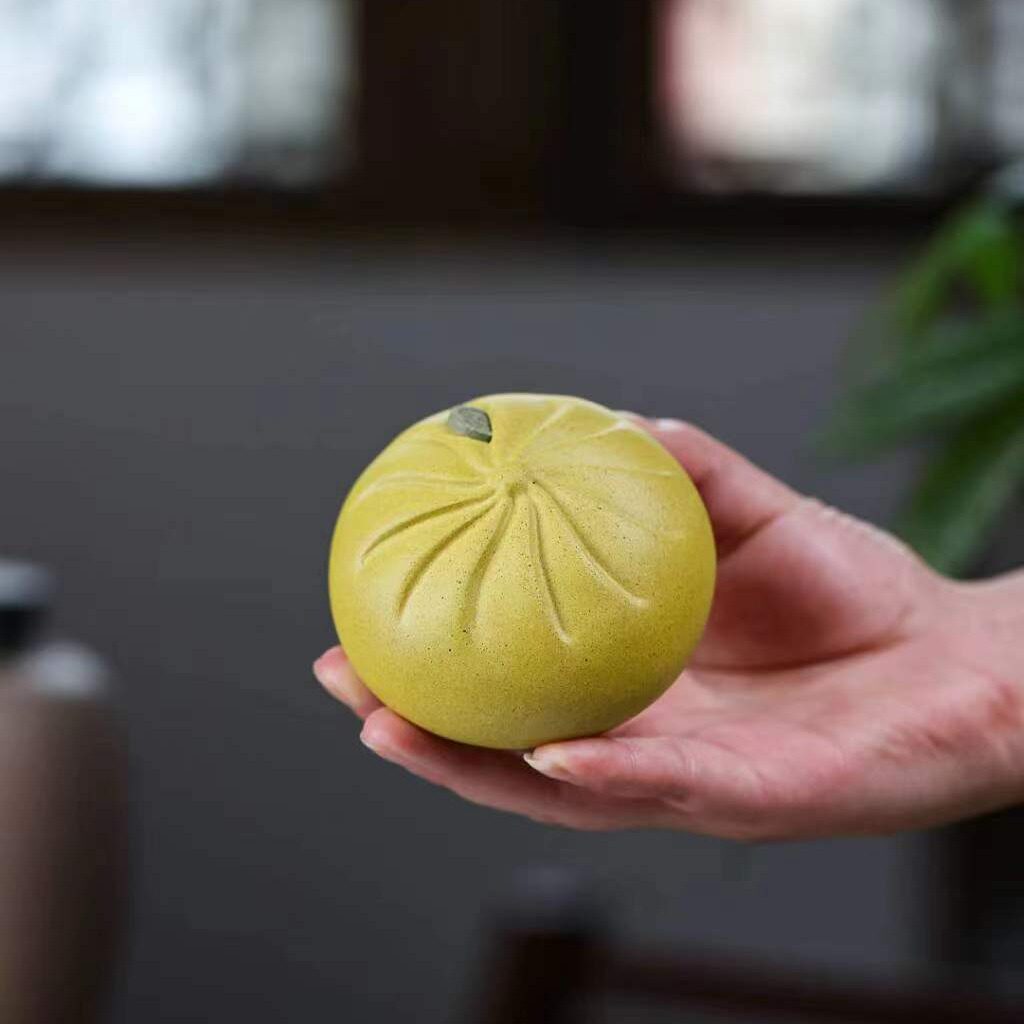 宜兴紫砂精品茶宠包子小笼包仿真茶宠蒸蒸日上包里有钱创意茶宠茶