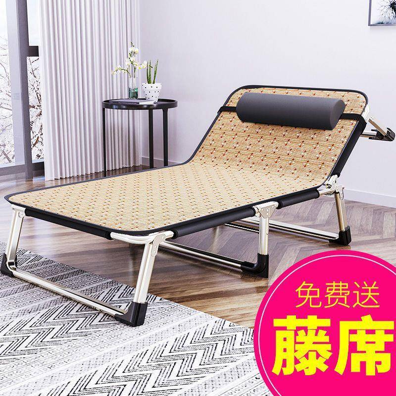 加固叠床单人午休床多折功能用躺椅叠办CMC公成人陪护午家睡折床